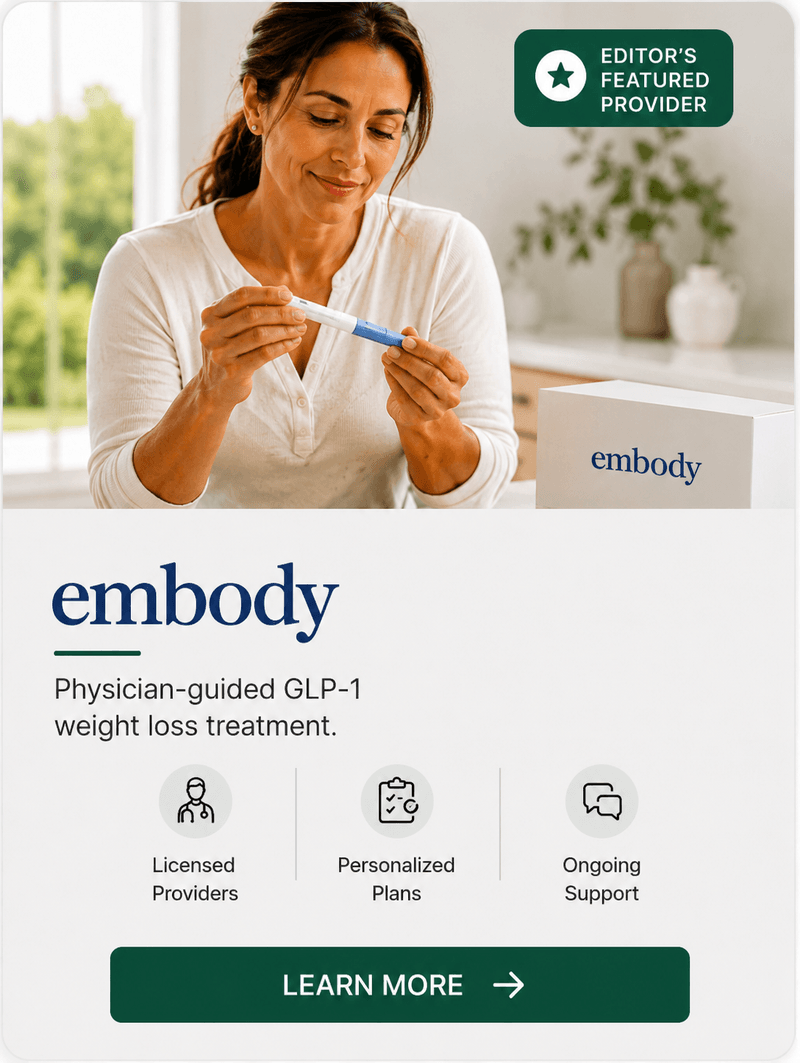 embody — Editor's Featured Provider